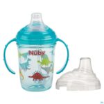 Productshot Nuby Antilekbeker Uit Tritan Met Print 240ml 6m+