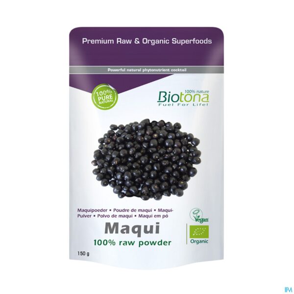 Packshot Biotona Bio Maqui Raw 150g