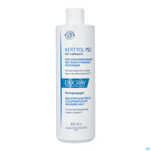 Packshot Ducray Kertyol Pso Reinigende Gel 400ml