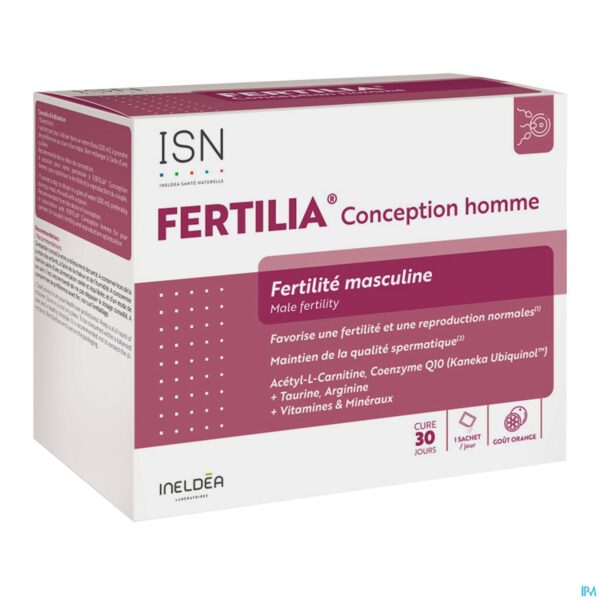 Packshot Ineldea Fertilia Vruchtbaarheid Man Zakje 30 Packshot Ineldea Fertilia Vruchtbaarheid Man Zakje 30