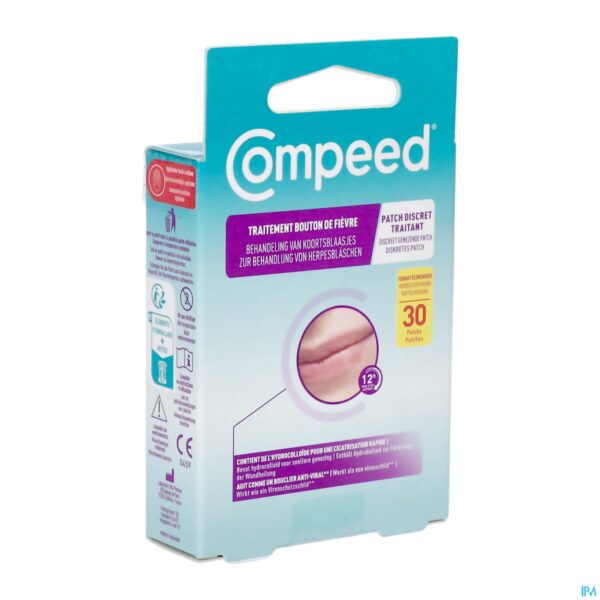 Packshot Compeed Patch Koortsblaasjes 30 Packshot Compeed Patch Koortsblaasjes 30