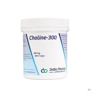 Packshot Choline 300 V-caps 100 Deba
