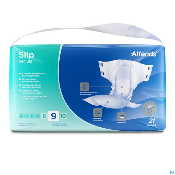 Packshot Attends Slip Regular 9 Small 1x21