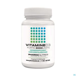 Packshot Vit D3 Forte 3000iu Caps 120 Pharmanutrics