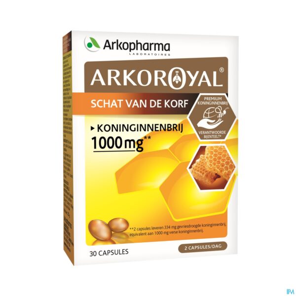 Packshot Arkoroyal Koninginnenbrij 1000mg Caps 30