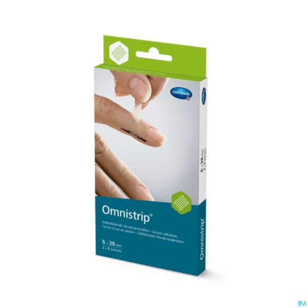Packshot Omnistrip Selfcare Small 6x38mm 2x6 5400104