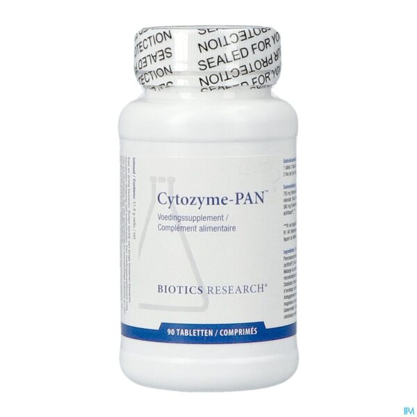 Packshot Cytozyme Pan Biotics Tabl 90