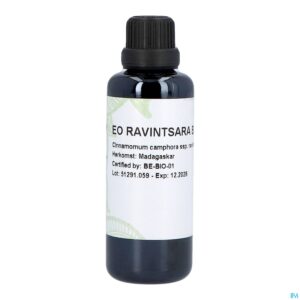 Packshot Sjankara Ravintsara Ess. Olie Bio 50ml