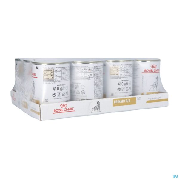 Packshot Royal Canin Dog Urinary S/o Loaf Wet 12x410g Packshot Royal Canin Dog Urinary S/o Loaf Wet 12x410g