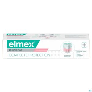 Packshot Elmex Sensitive Tandpasta Plus Compl. Verzorg.75ml