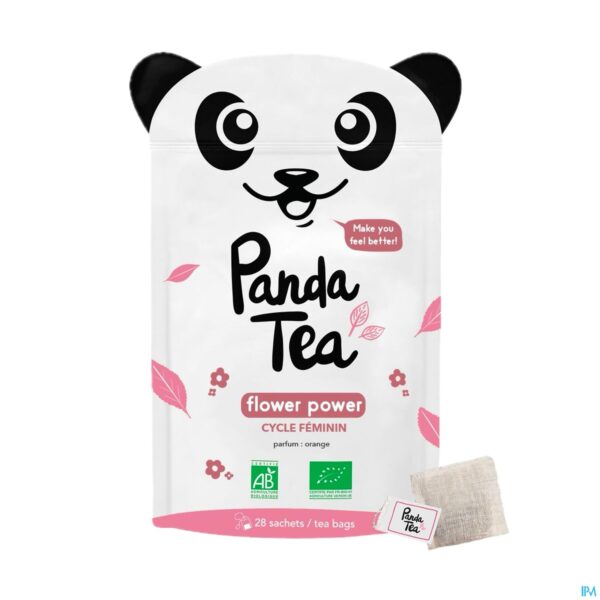 Productshot Panda Tea Flowerpower 28 Days 42g