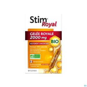 Packshot Stim Royal Gelee Royale Bio 2000mg Amp 20