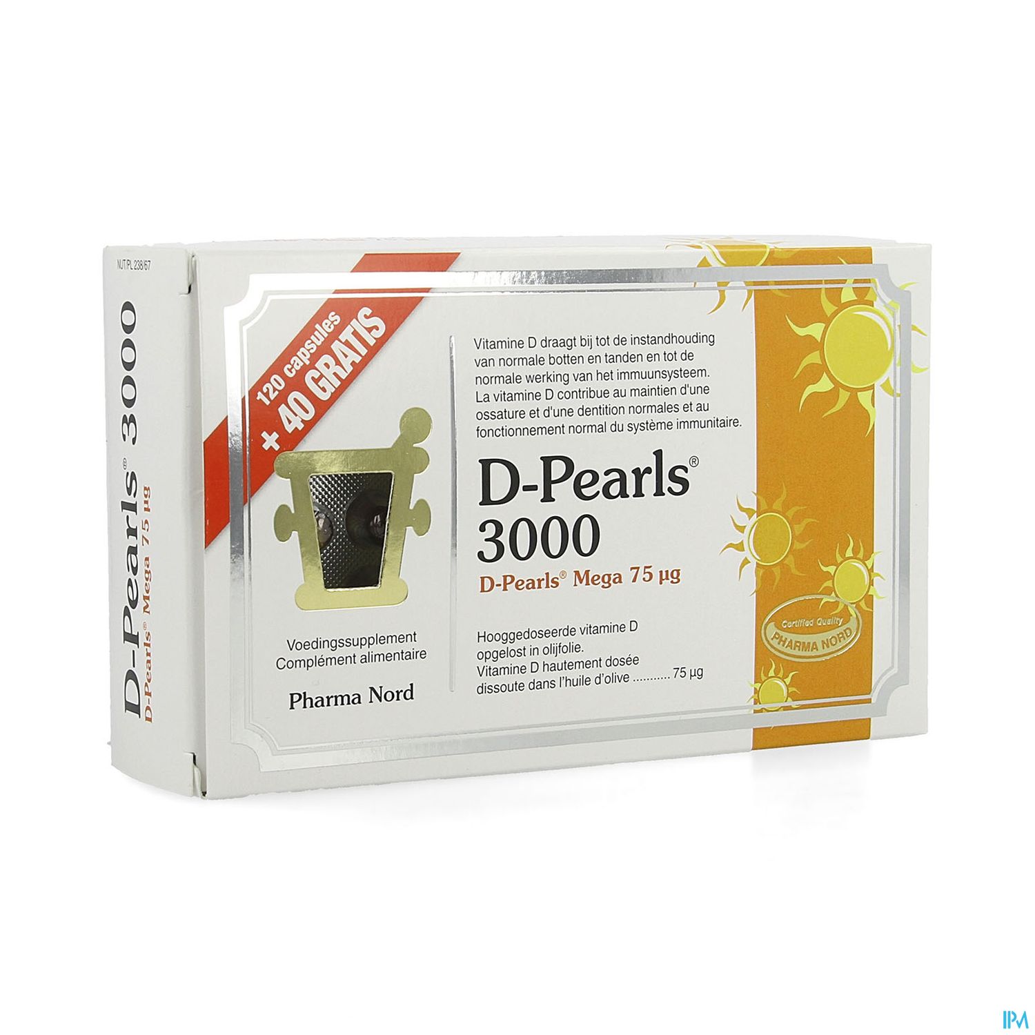 Pharma Nord D-Pearls 3000 160 capsules