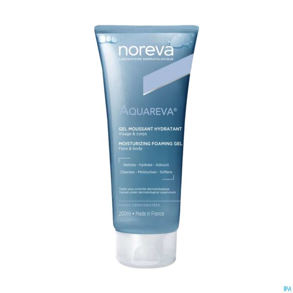 Packshot Aquareva Vochtinbrengende Schuimende Gel 200ml