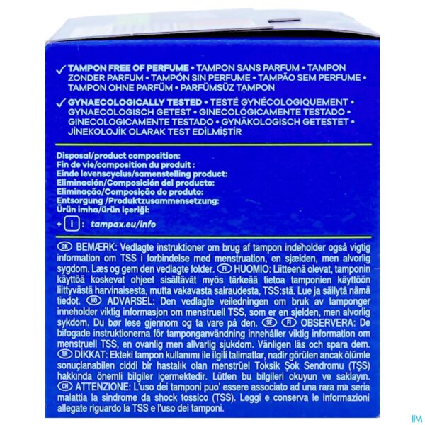 Packshot Tampax Compak Super 26