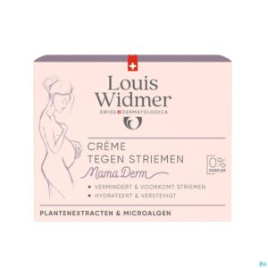 Packshot Widmer Mamaderm Crème Tegen Striemen Zonder Parfum 250ml
