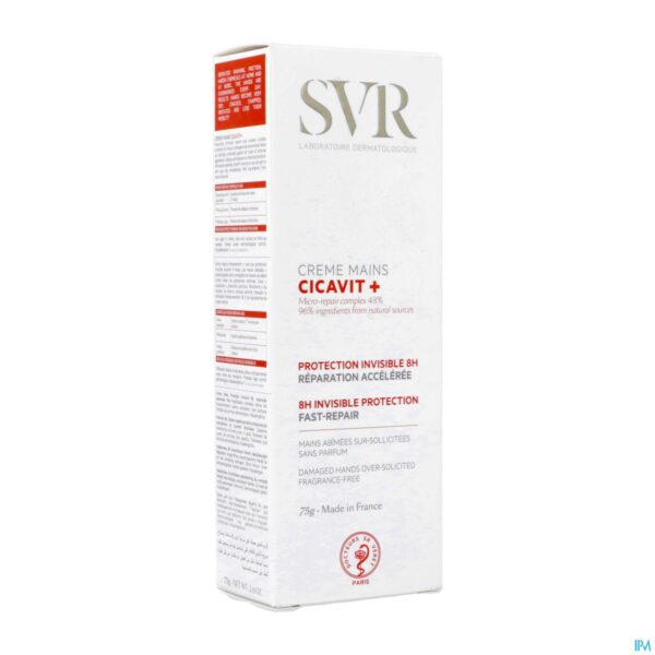 Packshot Svr Cicavit Creme Mains Tube 75g