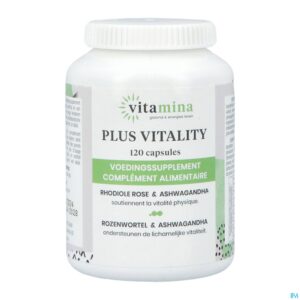 Packshot Vita Mina Plus Vitality Caps 120