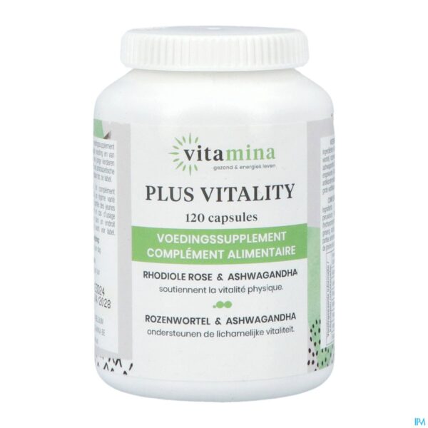 Packshot Vita Mina Plus Vitality Caps 120