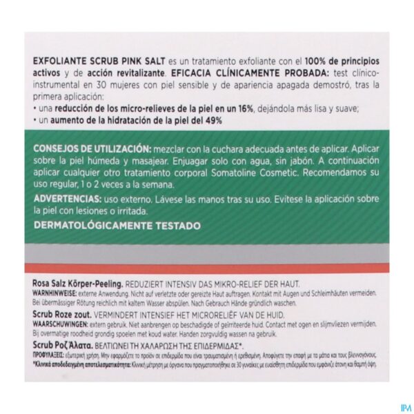 Packshot Somatoline Cosm. Exfolierende Scrub Pink Salt 350g