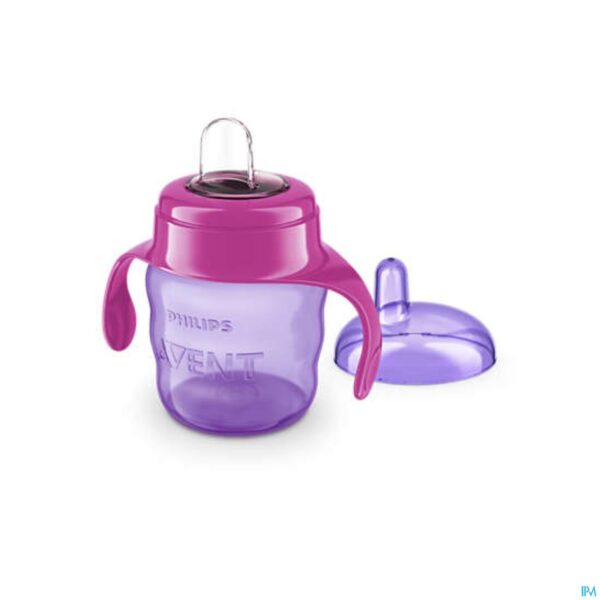 Productshot Philips Avent Lekvrije Beker Roze 200ml
