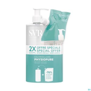 Productshot Svr Physiopure Micellair Water 400ml + Navul.400ml