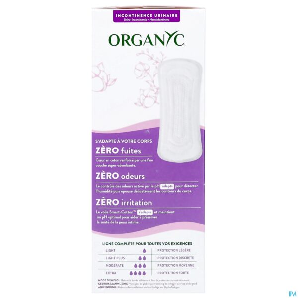 Packshot Organyc Licht Urineverlies Bio-kat.inlegkruis.24