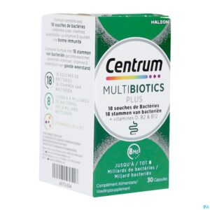 Packshot Centrum Multibiotics Premium Tabl 30