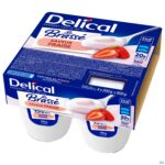 Packshot Delical Le Brasse Aardbei 4x200g