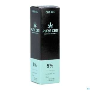 Packshot Pure Cbd 2,5% Cbg 5% Oil 10ml