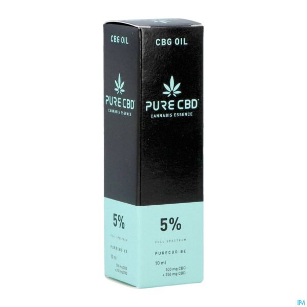 Packshot Pure Cbd 2,5% Cbg 5% Oil 10ml Packshot Pure Cbd 2,5% Cbg 5% Oil 10ml