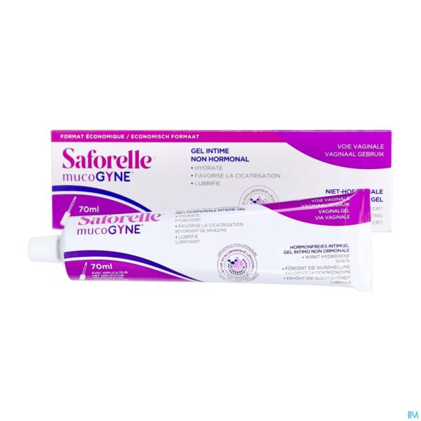 Productshot SAFORELLE MUCOGYNE NIET-HORM INTIEME GEL 70 ML