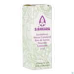 Packshot Sjankara Sandelhout Nieuw-caledon. Ess. Olie 2,5ml