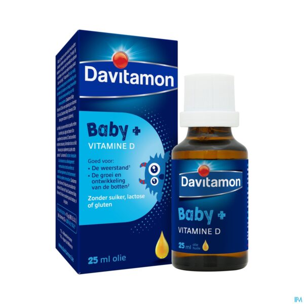 Productshot Davitamon Baby Vitamine D Olie 25ml