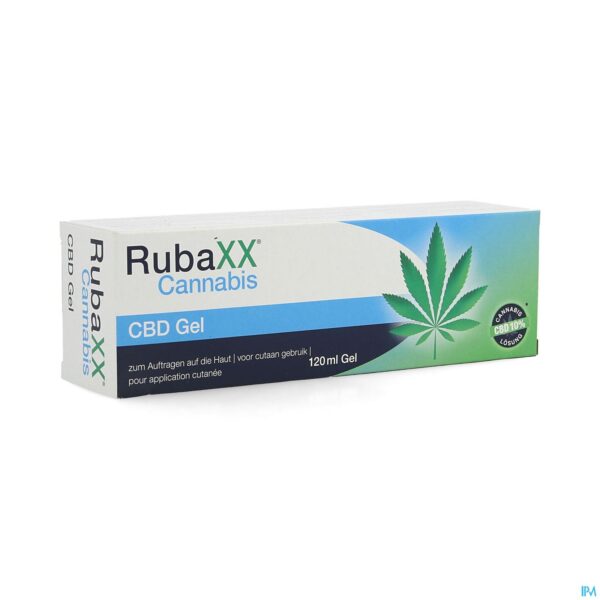 Packshot Rubaxx Cannabis Cbd Gel 120g Packshot Rubaxx Cannabis Cbd Gel 120g