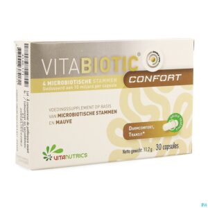 Packshot Vitabiotic Confort V-caps 30