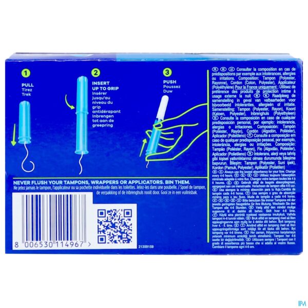 Packshot Tampax Compak Super 26