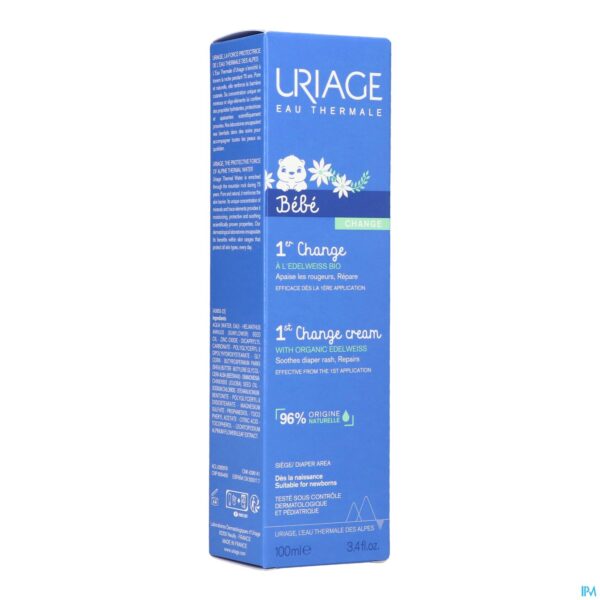 Packshot Uriage 1ere Change Creme 100ml