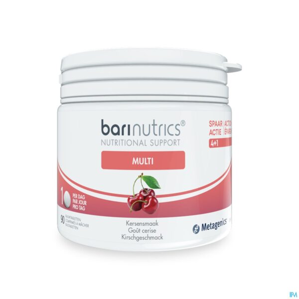Packshot Barinutrics Multi Kers V2 Kauwtabl 90 Packshot Barinutrics Multi Kers V2 Kauwtabl 90