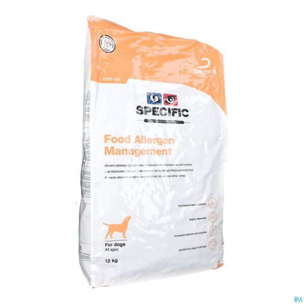 Packshot Specific Cdd-hy Food Allergy Management 12kg