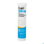 Productshot Cacit 500 Bruistabletten Tube 20x500mg