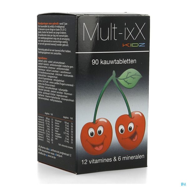 Packshot Mult-ixx Kidz Kauwtabl 90