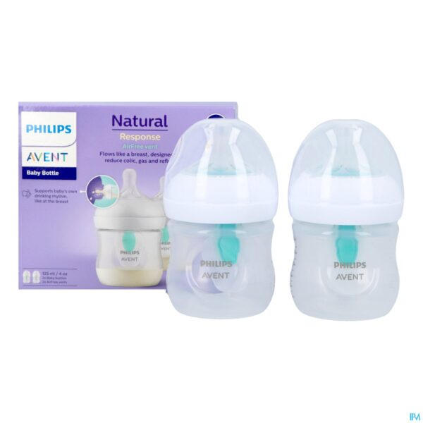 Productshot Philips Avent Natural 3.0 Airfree Zuigfles 2x125ml