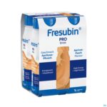 Packshot Fresubin Pro Drink Abrikoos Perzik Fl 4x200ml