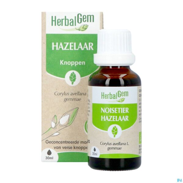 Productshot Herbalgem Hazelaar Bio 30ml