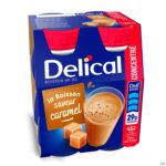 Packshot Delical Hp Hc Drank Geconc. Karamel 4x200ml