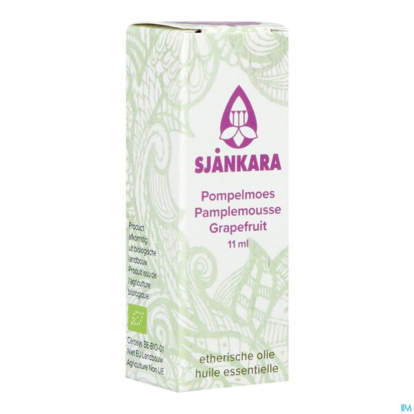 Packshot Sjankara Pompelmoes Ess. Olie Bio 11ml