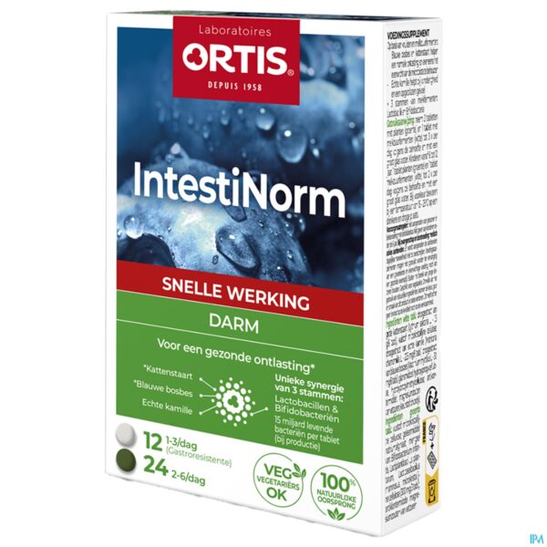Packshot Ortis Intestinorm Comp 24 + 12