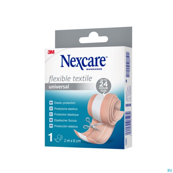 Packshot Nexcare 3m Flexible Textile Universal Rol 1mx6cm