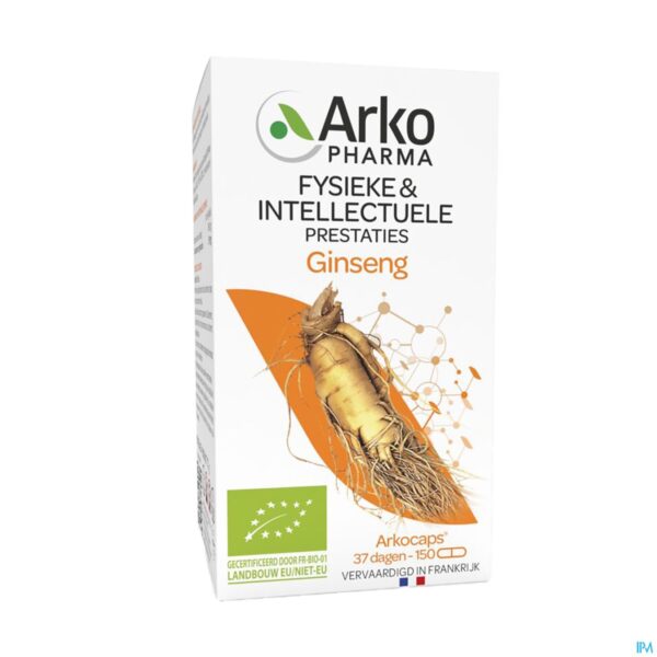 Packshot Arkocaps Ginseng Bio Caps 150